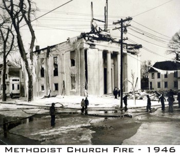 Methodist Church Fire - 1946