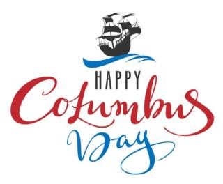 Columbus Day - Town Offices Closed