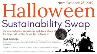 Halloween Sustainability Swap - October 24, 2019, 5pm-8pm, Town Hall Auditorium