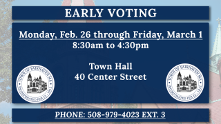 EARLY VOTING: Feb. 26 - March 1 