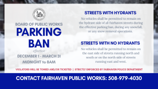 ONE SIDE SNOW PARKING BAN IN EFFECT