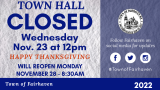 Town Hall Closing Early
