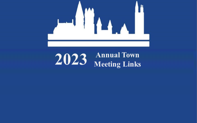 2023 Town Meeting links