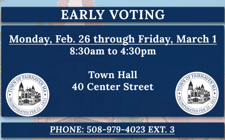 EARLY VOTING: Feb. 26 - March 1 