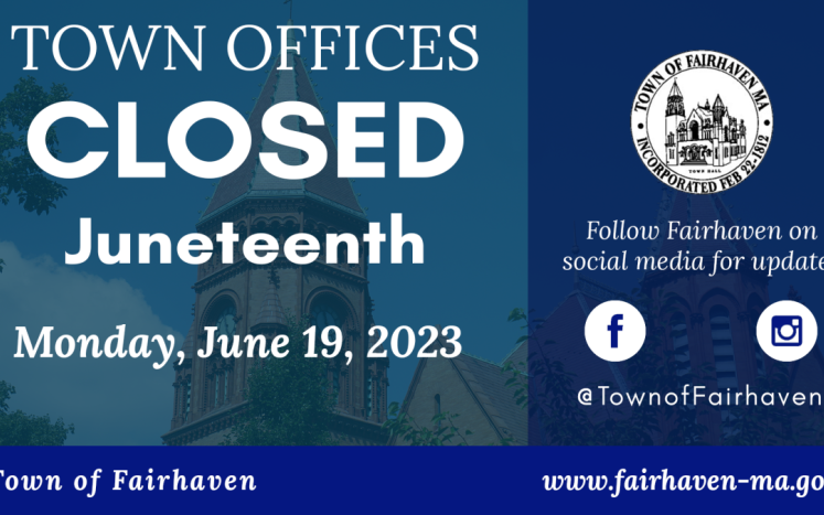 Town Offices Closed - Juneteenth