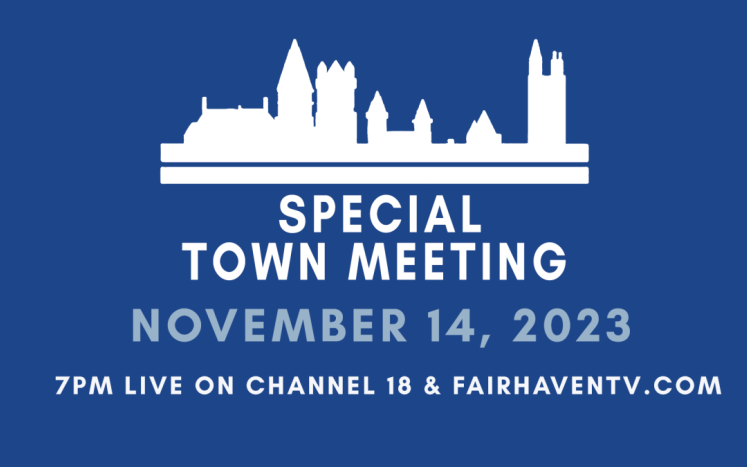 Special Town Meeting Articles Preview